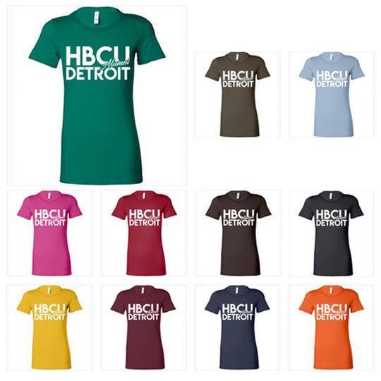 HBCU Alumni Detroit Ladies T-shirt